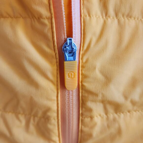 Lululemon Down for It Tech Vest -Tangerine - Size 10 - Goose Down - sold out - Picture 7 of 10